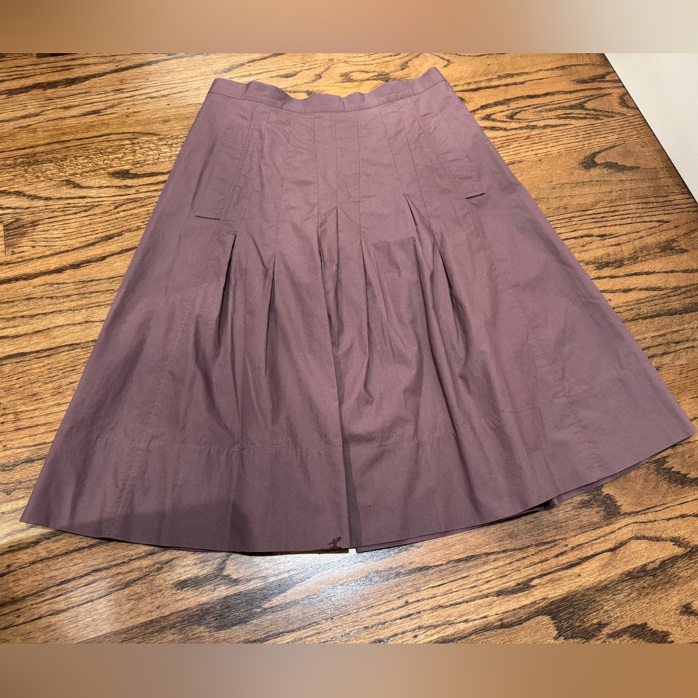 Margaret O'Leary Mocha Midi Skirt